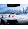 Tenna Tops Frosty Snowman Car Antenna Topper / Auto Dashboard Accessory 